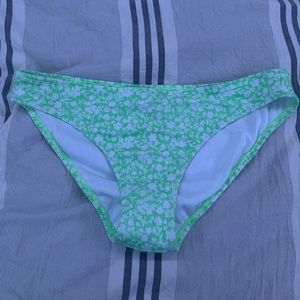 Green floral Bikini bottoms